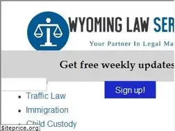 Sites similar to wyominglawhelp.org