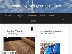 Sites similar to wyomingpresbyterian.org