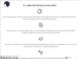 Sites similar to wyomingstargazing.org