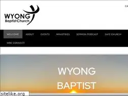 Sites similar to wyongbaptist.org