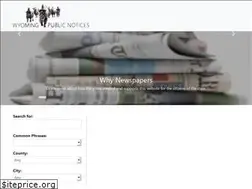 Sites similar to wyopublicnotices.com