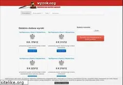 Sites similar to wyrok.org