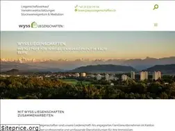 Sites similar to wyssliegenschaften.ch