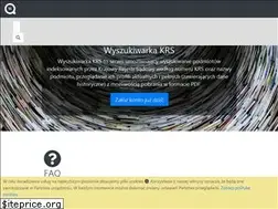 Sites similar to wyszukiwarkakrs.pl