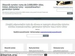 Sites similar to wyszukiwarkarymow.pl