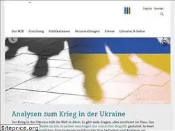 Sites similar to wzb.eu