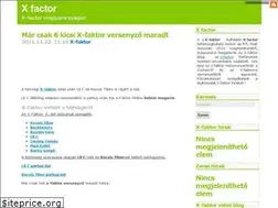 Sites similar to x-factor.blog.hu