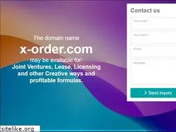 Sites similar to x-order.com