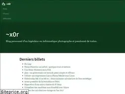 Sites similar to x0r.fr