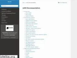 Sites similar to x265.readthedocs.io