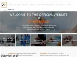 Sites similar to x7research.ru