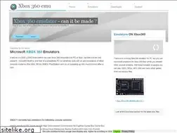 Sites similar to xbox360emu.com