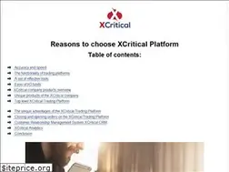 Sites similar to xcritical.solutions