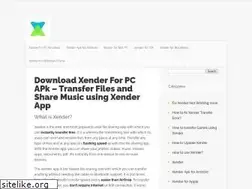 Sites similar to xenderforpcapk.com