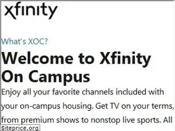 Sites similar to xfinityoncampus.com