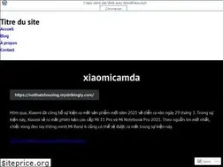 Sites similar to xiaomicamda.wordpress.com