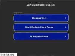Sites similar to xiaomistore.online