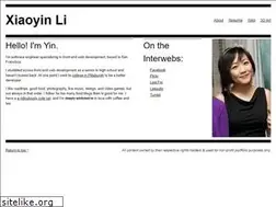 Sites similar to xiaoyin.li