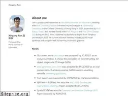 Sites similar to xingangpan.github.io