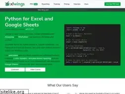 Sites similar to xlwings.org