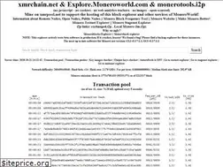 Sites similar to xmrchain.net