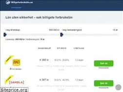Sites similar to xn--billigeforbruksln-orb.no