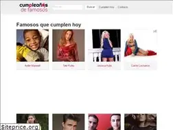 Sites similar to xn--cumpleaosdefamosos-t0b.com