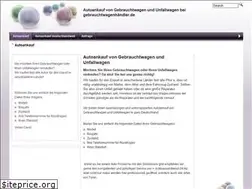 Sites similar to xn--gebrauchtwagenhndler-pzb.de