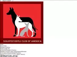 Sites similar to xoloitzcuintliclubofamerica.org