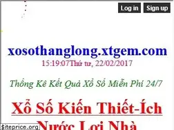 Sites similar to xosothanglong.xtgem.com