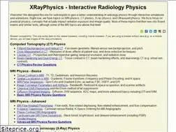 Sites similar to xrayphysics.com