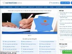 Sites similar to xuatnhapcanh.com.vn