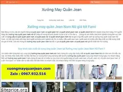 Sites similar to xuongmayquanjean.com