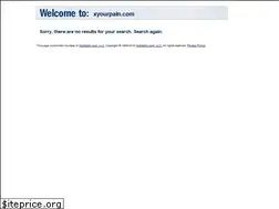 Sites similar to xyourpain.com