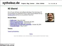 Sites similar to xythobuz.de