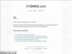 Sites similar to xyzhou.com