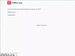 Sites similar to y2meta.app