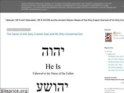 Sites similar to yahawah-is.blogspot.com