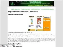 Sites similar to yahtzee-rules.com