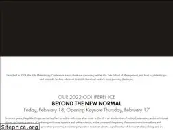 Sites similar to yalephilanthropyconference.com
