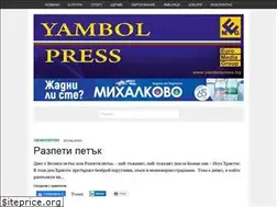 Sites similar to yambolpress.bg