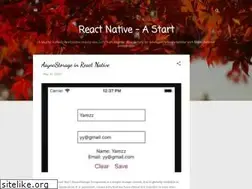 Sites similar to yamikrish-react-native.blogspot.com