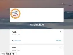 Sites similar to yandex-edu.blogspot.com