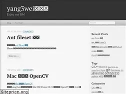 Sites similar to yang3wei.github.io