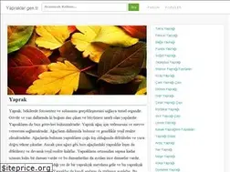 Sites similar to yapraklar.gen.tr