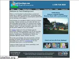 Sites similar to yard-greetings.com