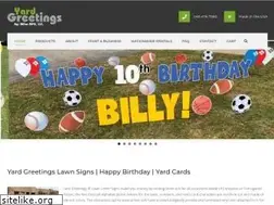Sites similar to yardgreetings.com