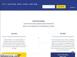 Sites similar to yardsaleradar.com