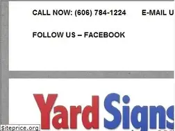 Sites similar to yardsigns.com