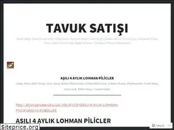 Sites similar to yarkatavuksatisi.wordpress.com